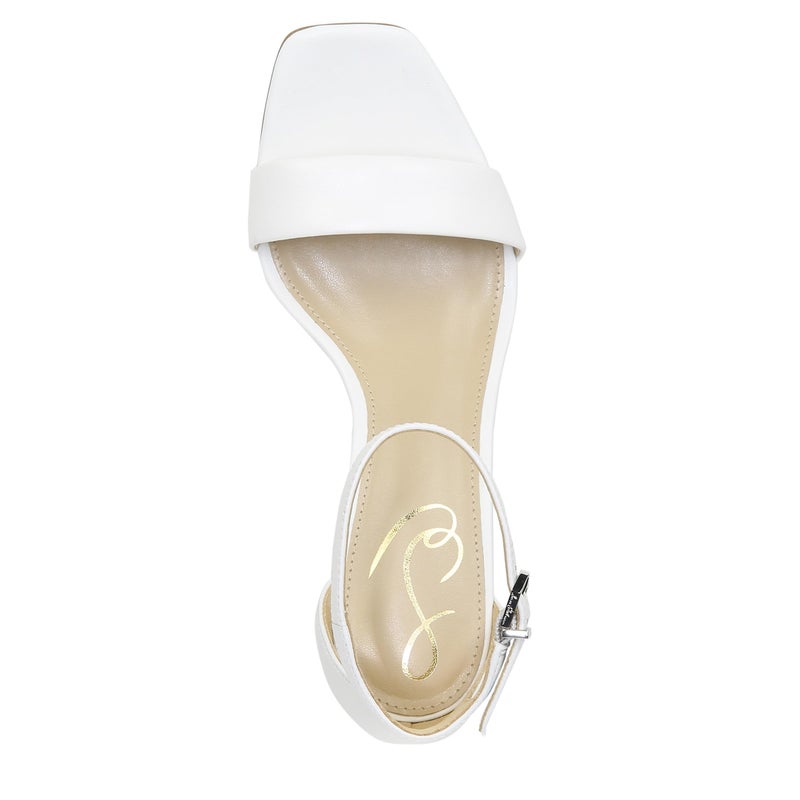 Sam Edelman Women's Daniella Sandals, Bright White, 8 Medium US - Image 3